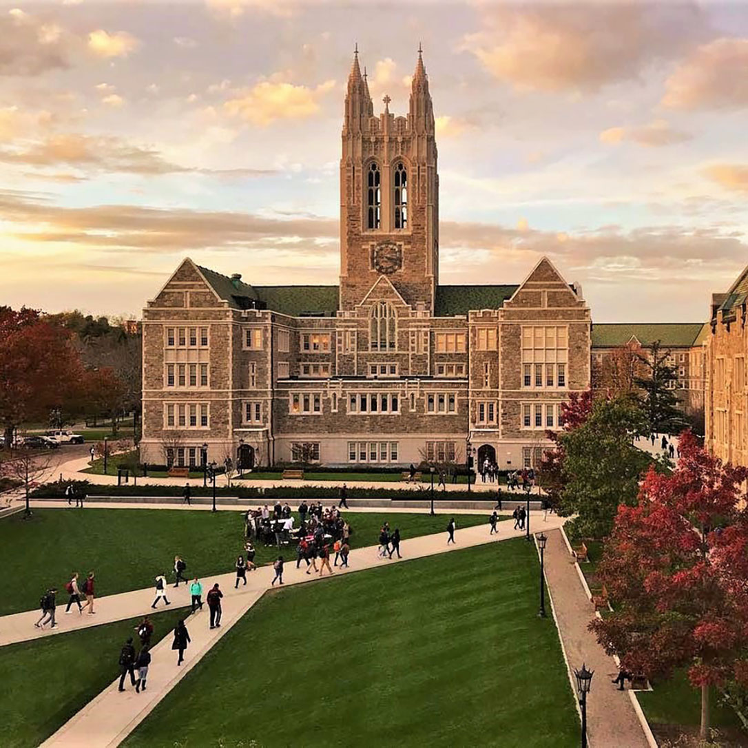 Boston College campus