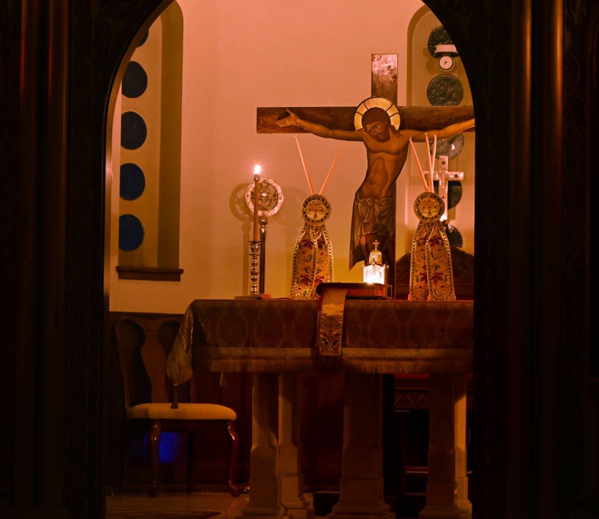 Vigil at Holy Cross Chapel